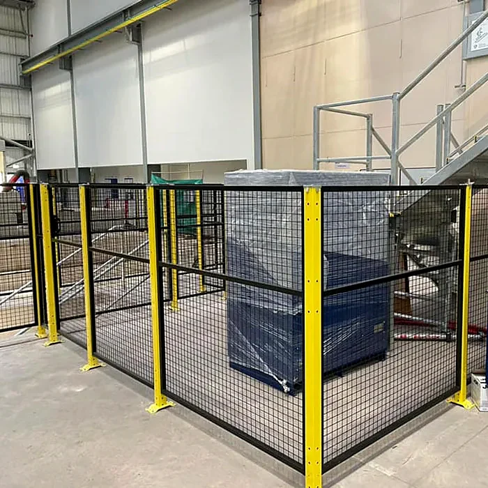 Industrial production equipment with perimeter guarding